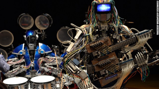 Robot guitarist