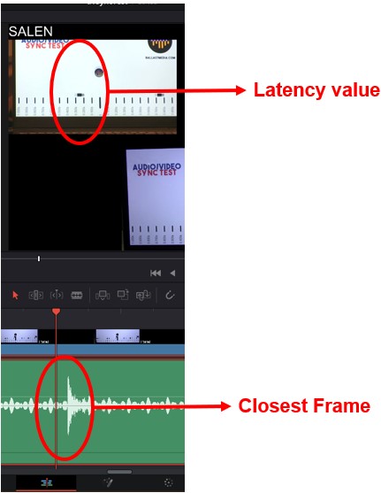 Measuring in video editor