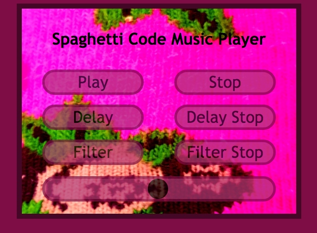 The Spaghetti Code Music Player