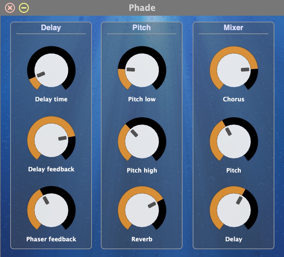 Phade - a phaser delay FX