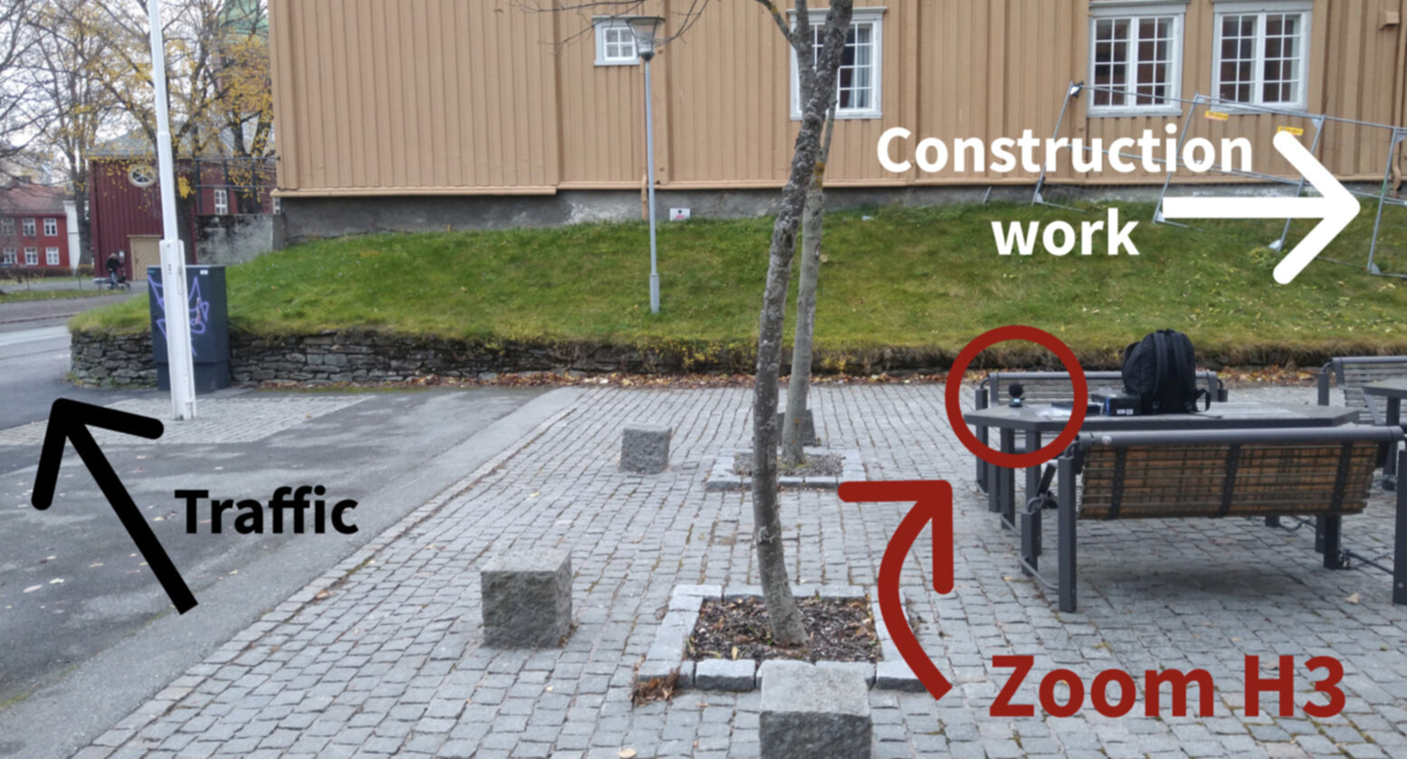 Recording of some construction work in Trondheim