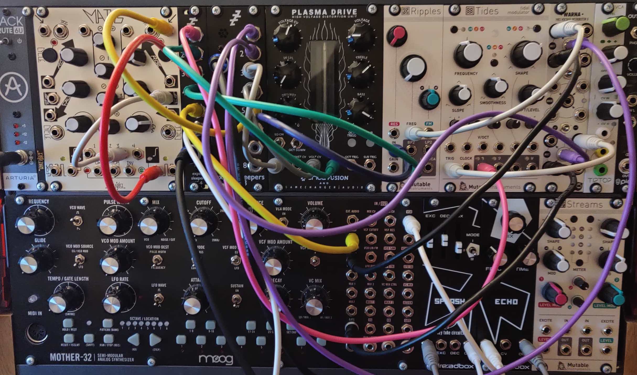 Interconnecting Modular Synthesizers Using the Web